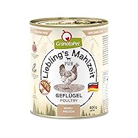 GranataPet Pasto preferito pollame PUR, cibo umido per cani