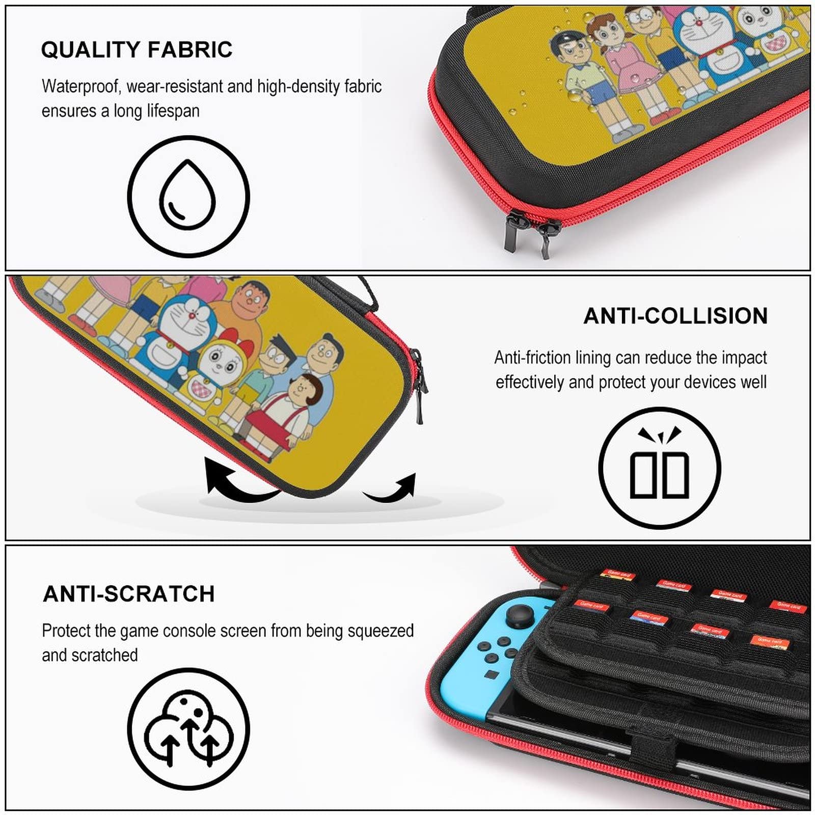 Amazon.co.jp: ドラえもん switchケース スイッチケース スイッチ保護 