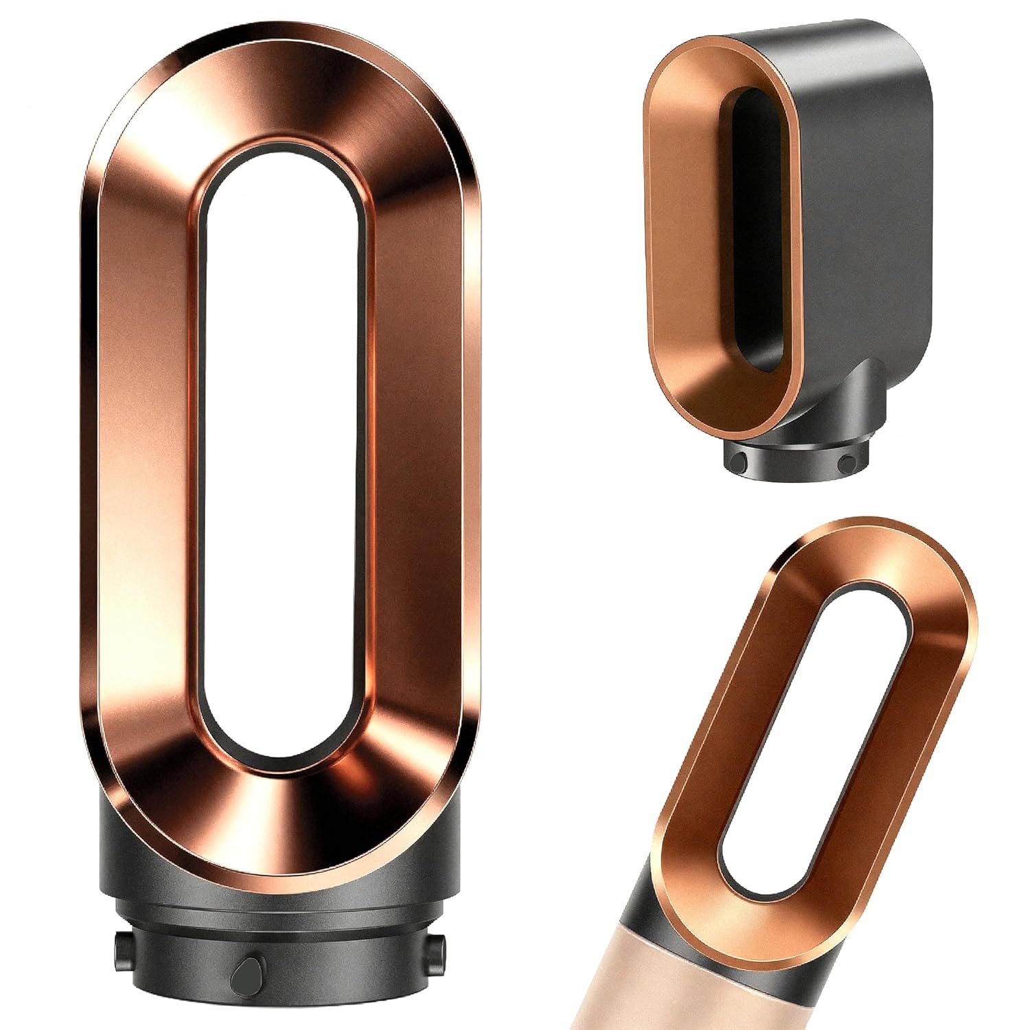 Upgraded Hair Diffuser for Dyson Airwrap + Pre-Styling Dryer Nozzle Attachment for Dyson Airwrap HS01/HS05/HS08(Gold +Gold)