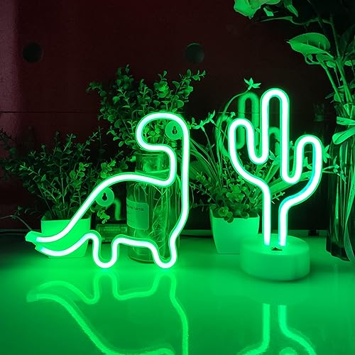 Miniatura 4 de JYWJ Letreros de neón, luz de neón alimentada por USB o 3 AA, decoración de mesa LED, decoración de pared de dormitorio, regalo de cumpleaños,