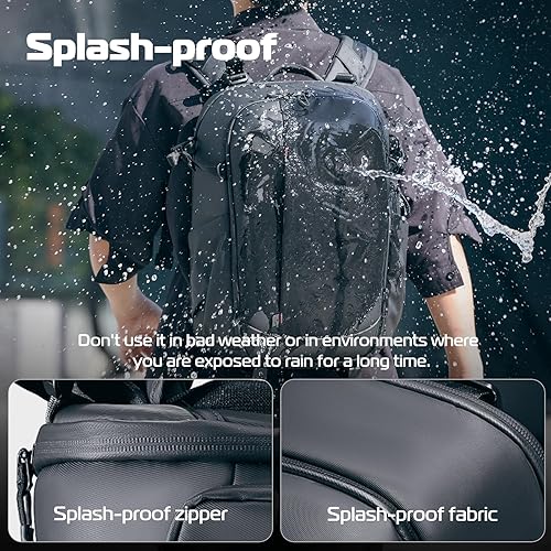 Miniatura 5 de ULANZI Mochila para cámara Bolsa profesional, Negro -, Bolsa de viaje City