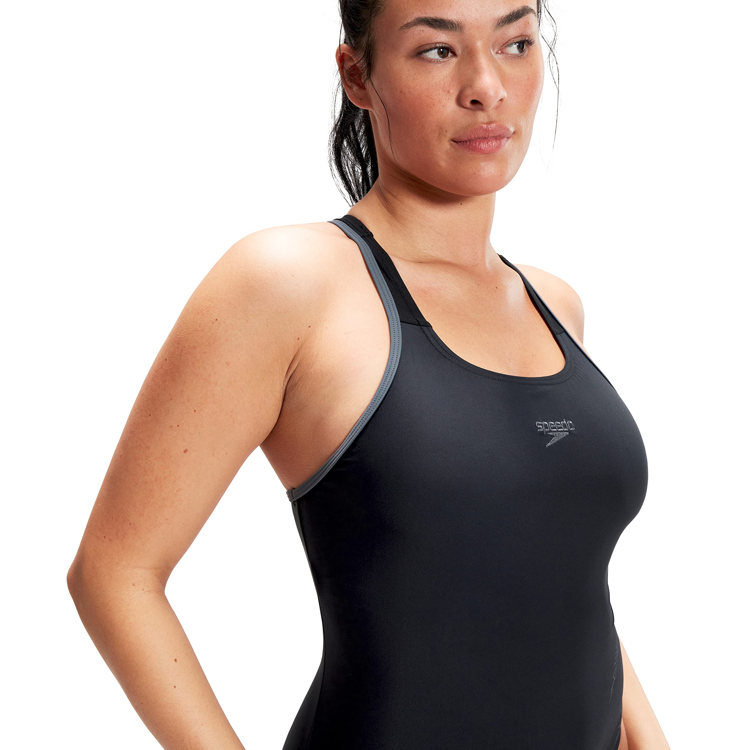 Speedo Damen Hyperboom Placement Racerback Schwimmanzug (1er Pack)