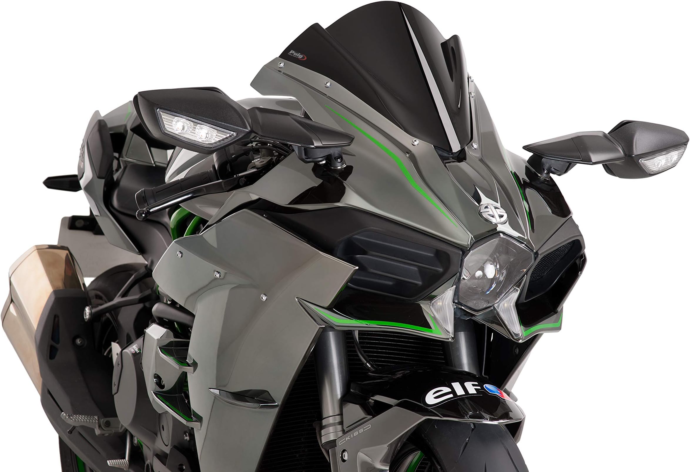 Puig／プーチ レーシング スクリーン, ブラック | 7631N