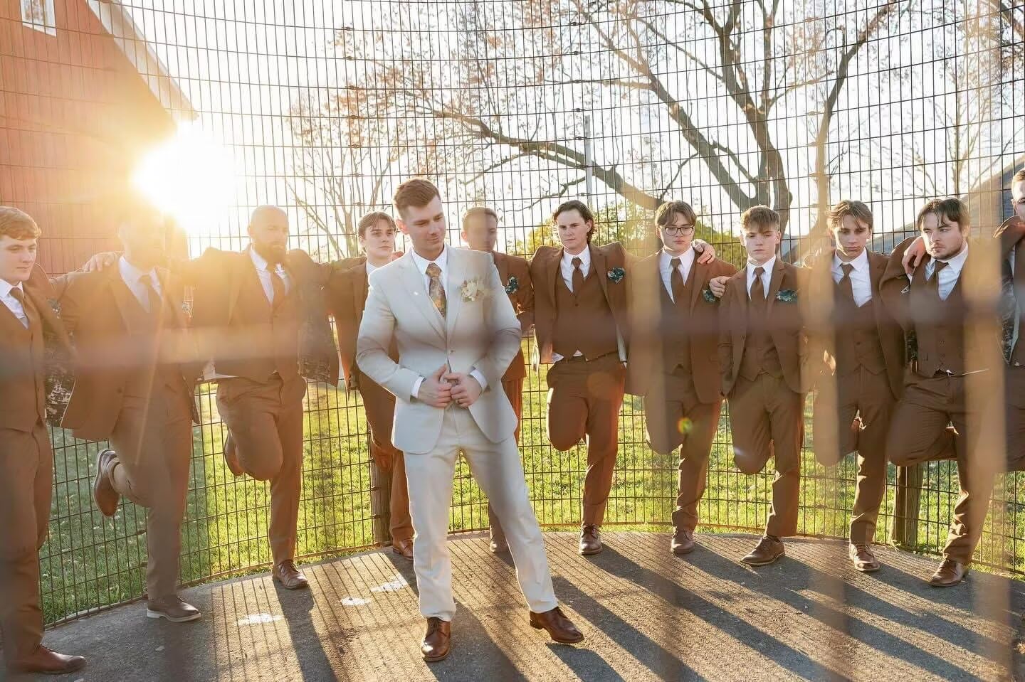 Abito da uomo in 3 pezzi, dalla vestibilità aderente, adatto per matrimoni, elegante, con giacca monopetto con un bottone, gilet e pantaloni