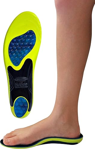 KidSole Cosmic Comfort - Plantilla para niños con soporte de arco reforzado suave y fuerte. Perfil delgado y fuerte soporte con parte superior suave