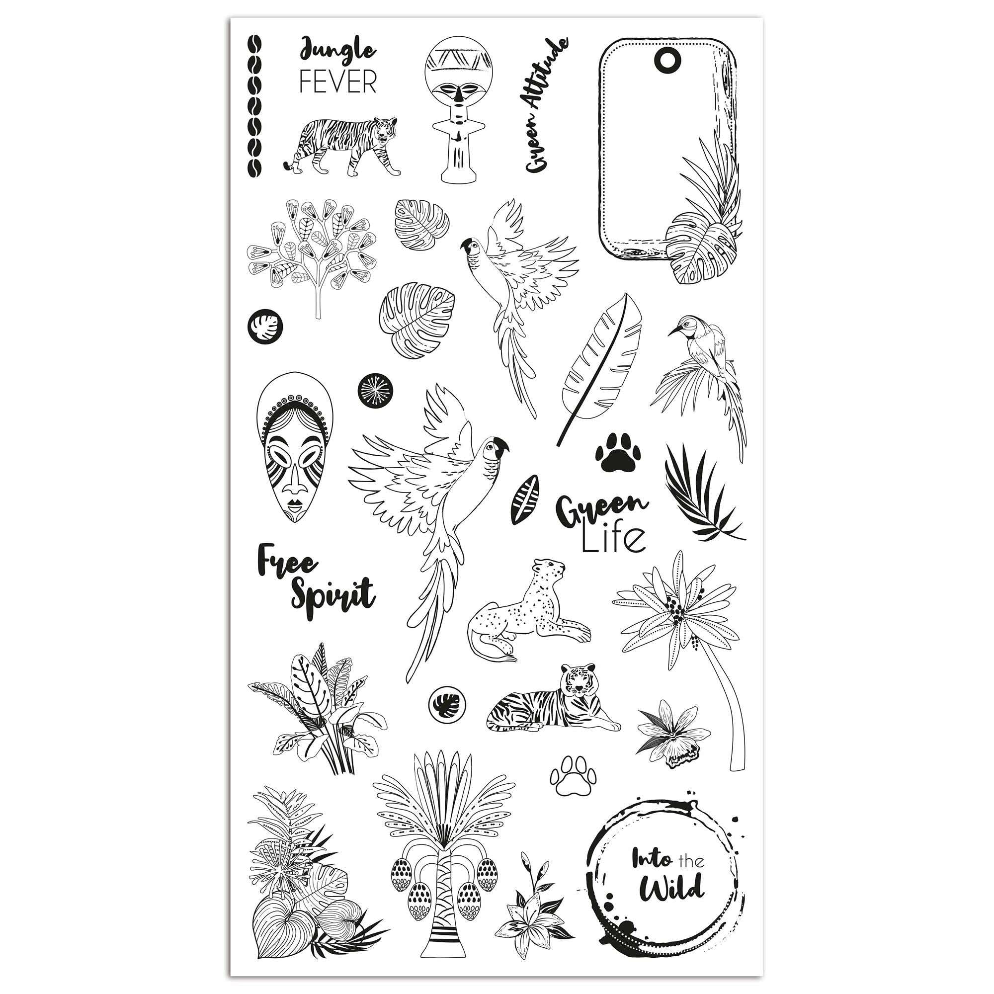 Tampon transparent scrapbooking - Tampon clear - La fée du Scrap