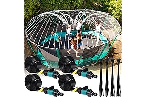 Liliful Trampoline Sprinkler Water Park Toys