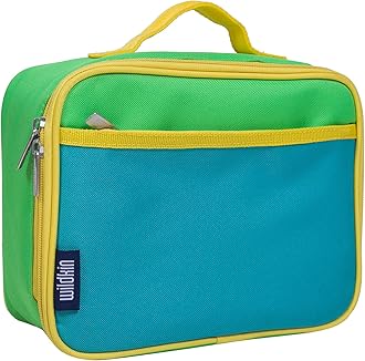 WildkinKids Insulated Lunch Box – Durable and Reusable for School & Travel - Monster Green
