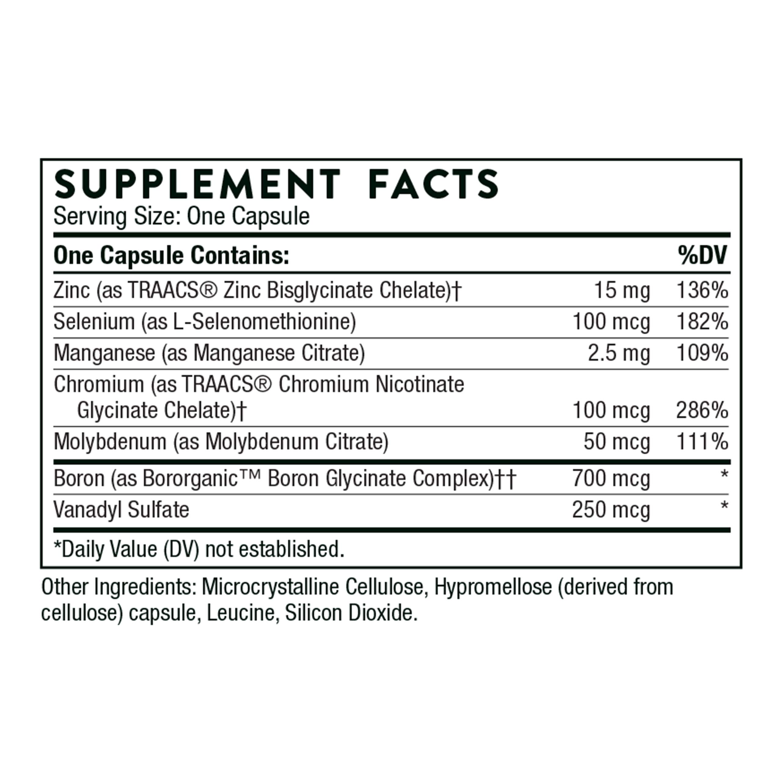 Buy Thorne Trace Minerals Comprehensive Formula of Trace Mineral