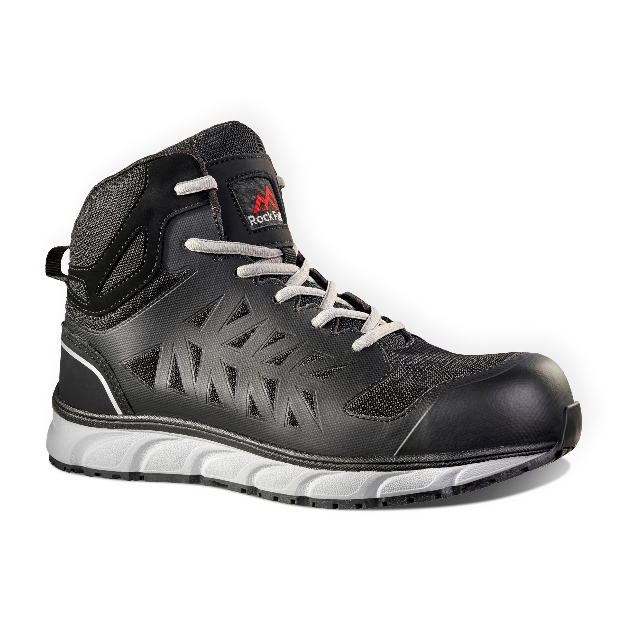 Rock Fall Safety Boot Bantam Lightweight Toe / Midsole Black UK Size 11 RF115