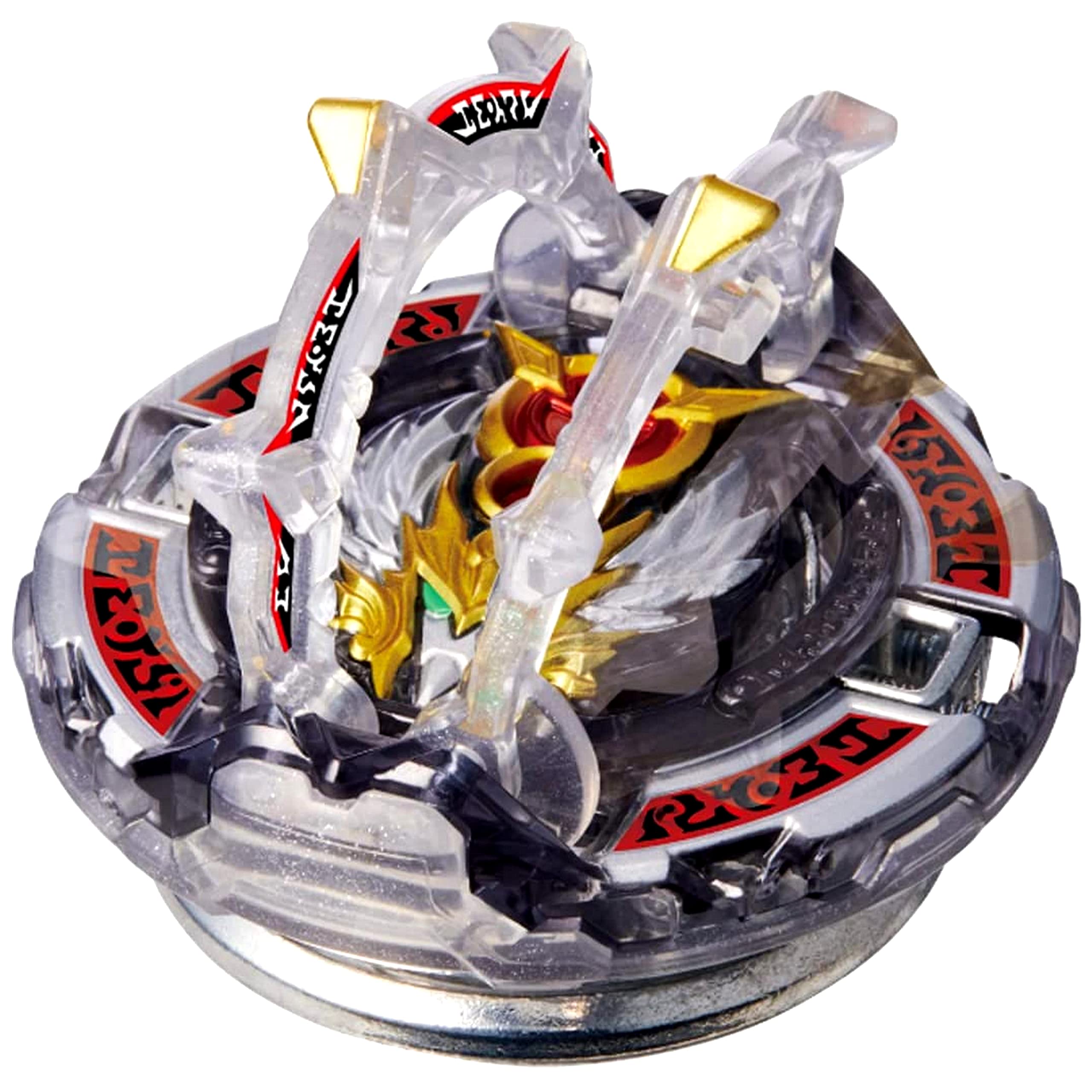Elrozo Beyblade X Kreisel BX-00-2 Hellsscythe Gold - Metal Fight Arena Bey Ohne Launcher