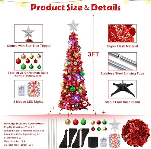 Miniatura 8 de N&T Nieting - Árbol de Navidad de oropel