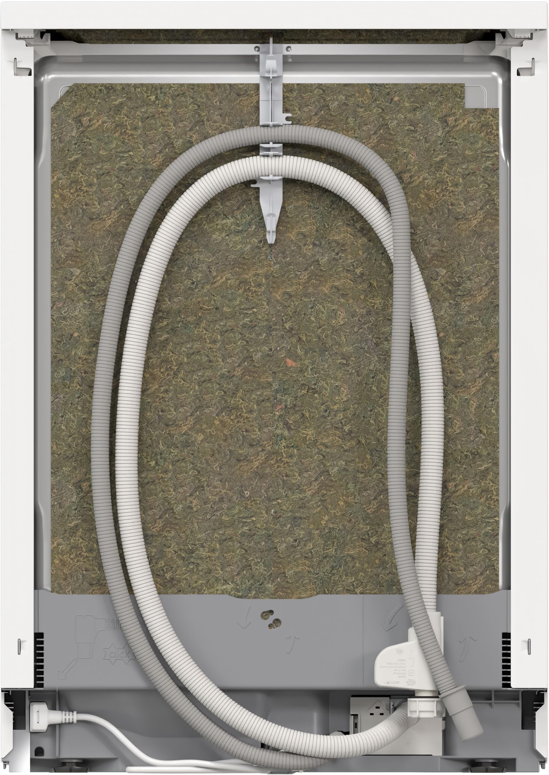 Siemens iQ300 Smarter Freistehender Geschirrspüler 60 cm Weiß SN23EW28AE | Made in Germany, automatische Türöffnung nach Spülende, flexibles Beladen, rackMatic Höhenverstellung, leiser Motor