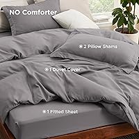 Vista 102 de Bedsure Funda de edredón tamaño Twin/Twin XL - Juego de ropa de cama suave de doble cepillado para niños y adultos, cierre de cremallera, 2 piezas