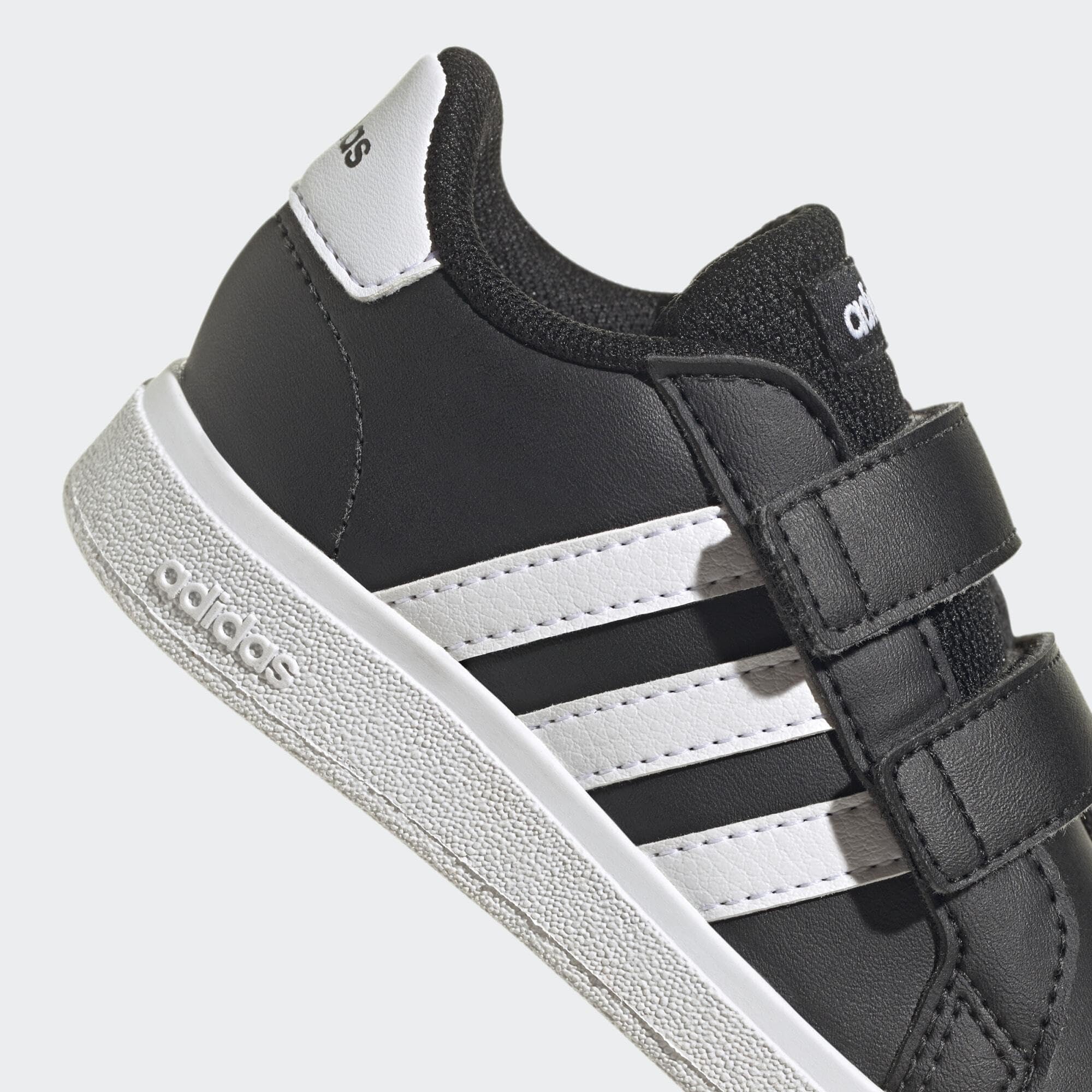adidas Scarpe da Ginnastica Bianche Grand Court Lifestyle Hook And Loop