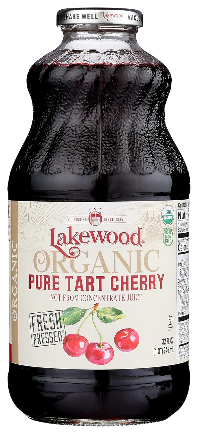 Lakewood Pure Tart Cherry, Fresh Pressed, (32 Fl Oz (Pack