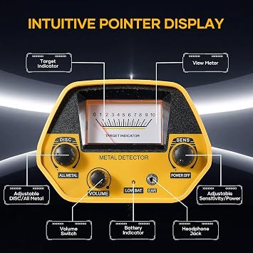 Beelines Metal Detector 2026 Upgraded Model – High Sensitivity, Deep Detection, Smart Chip, Waterproof Search Coil, Precise Metal Identification for Gold, Silver, Coins & Jewelry gold detector