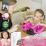 Kit de maquillage - 52 PCS Maquillage sécuritaire et lavable pour les enfants pour fille, Kit de maquillage pour les jeunes filles réelles avec étui cosmétique, Jouets pour les filles 4-12 ans, Cadeaux d'anniversaire pour les jouets princesses