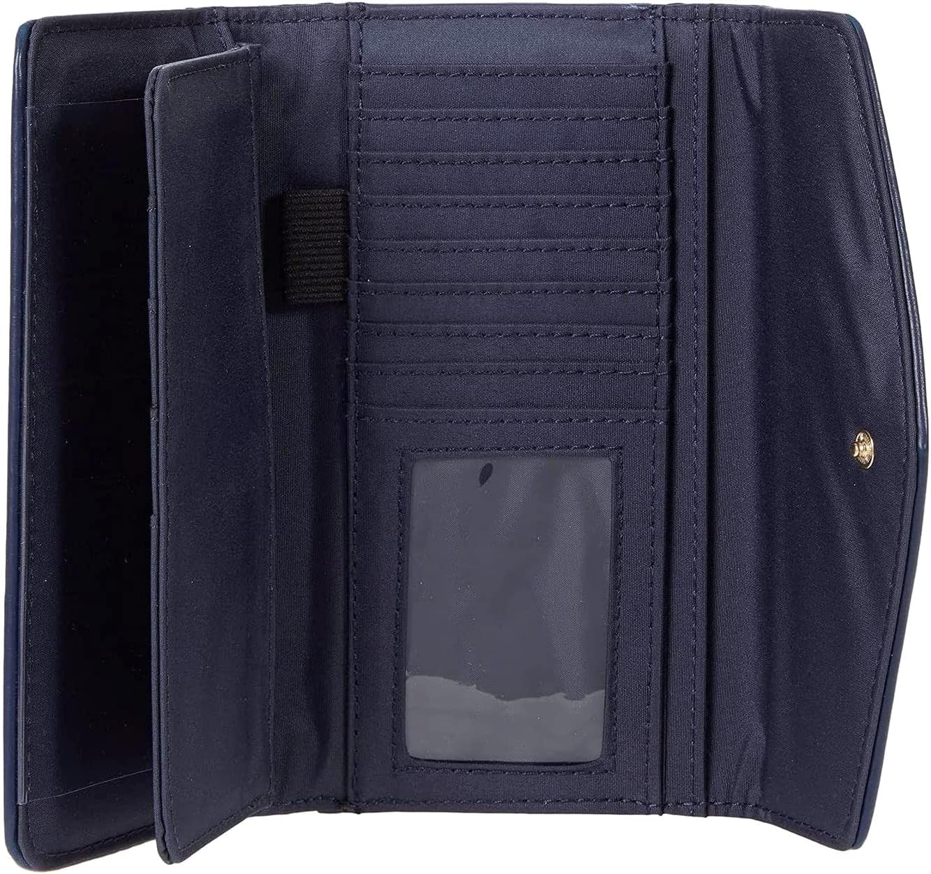 Tommy Hilfiger Women's Continental Checkbook Wallet, Navy
