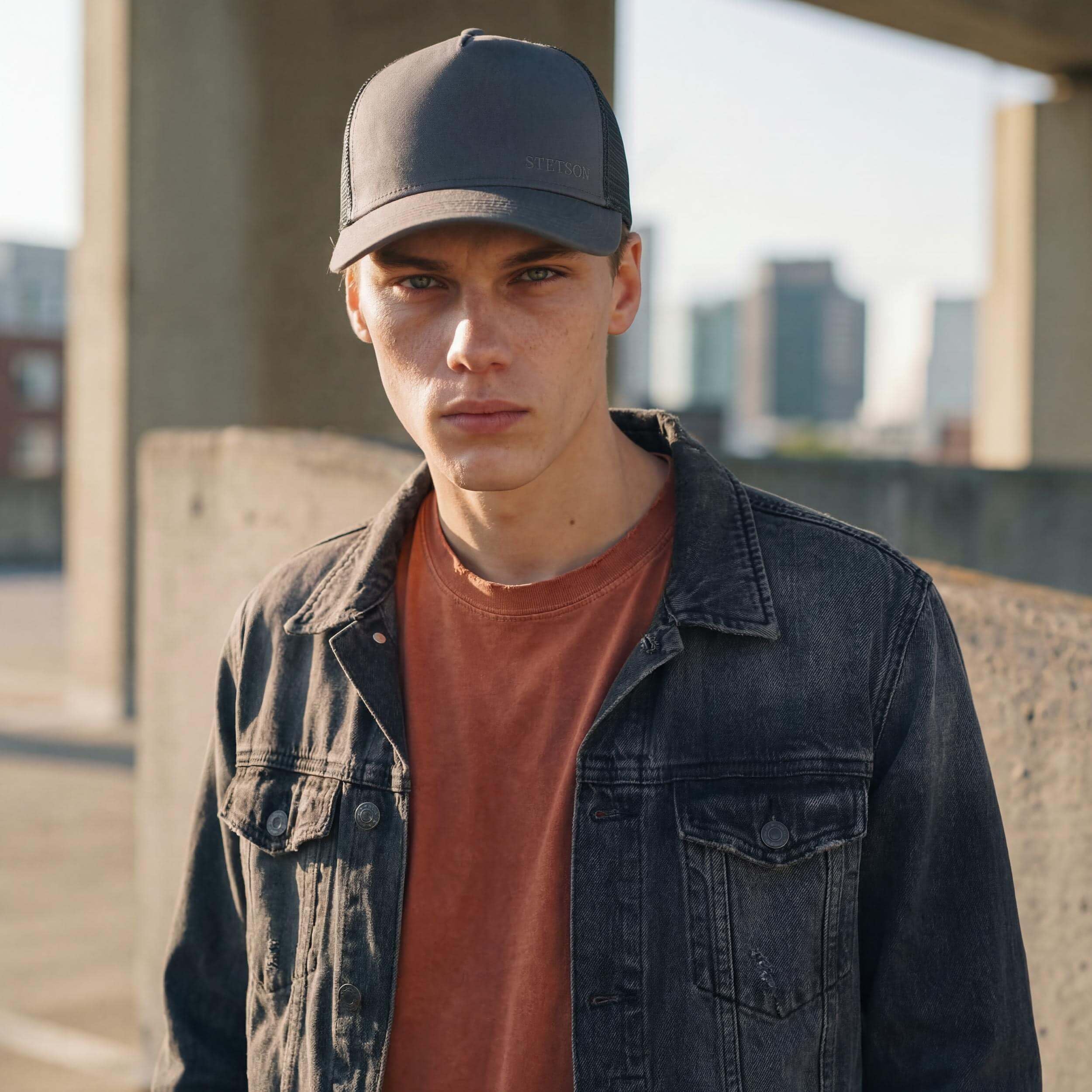 Stetson Buffalo Horn Gorra Beisbol Five Panel Unicolor Snapback Hombre Todo el ano