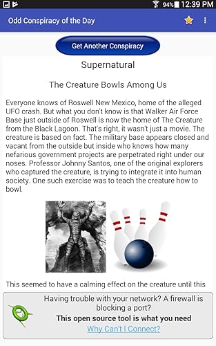 Odd Conspiracy of the Day