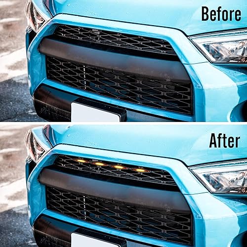 Miniatura 21 de Seven Sparta 4 luces LED para parrilla compatibles con Toyota 4Runner 2014-2024 TRD Pro Grille y SR5 2014-2019, Premium, Limited, TRD Off-Road