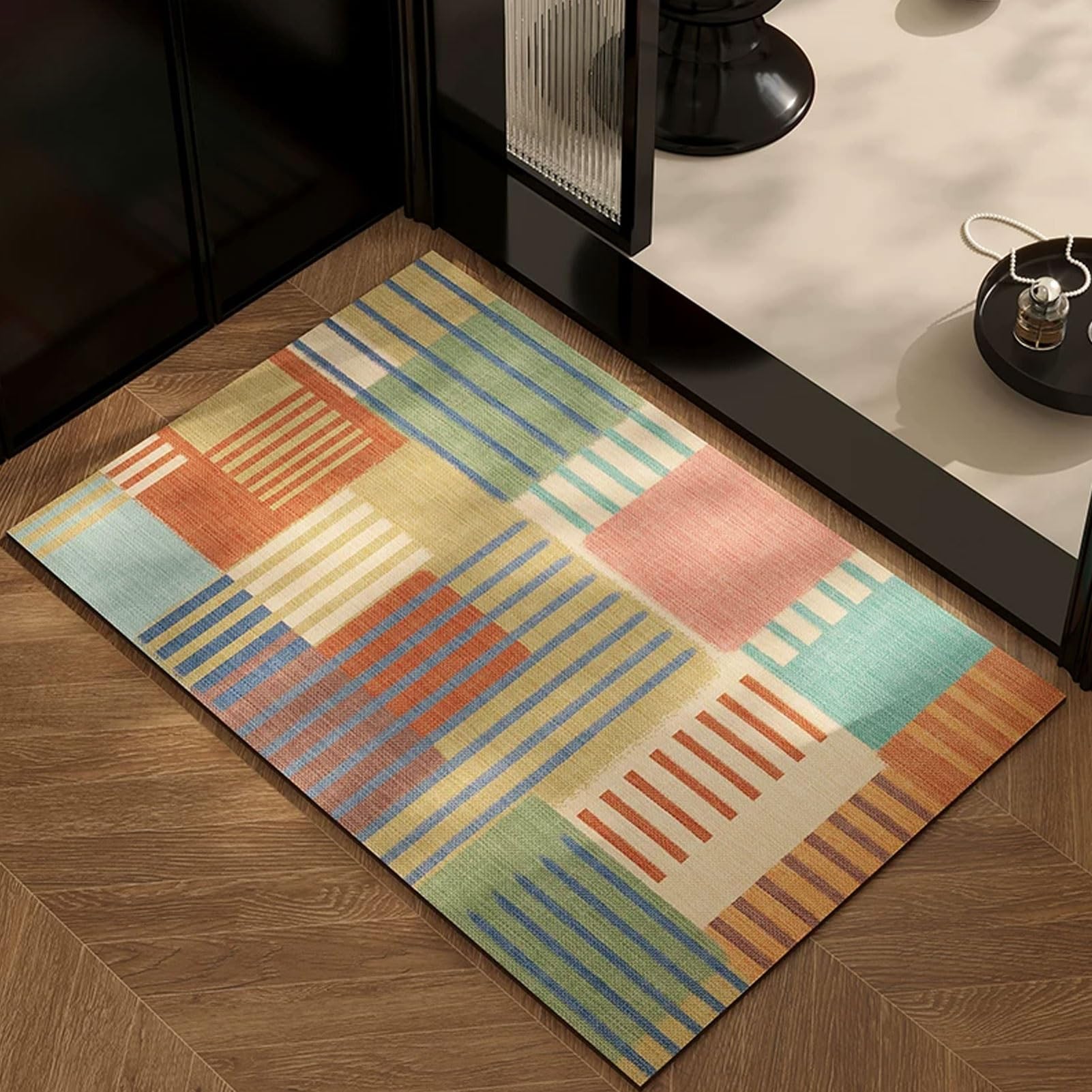 Tapis de bain en diatomite 50x80 cm absorbant et anti-dérapant pour douche