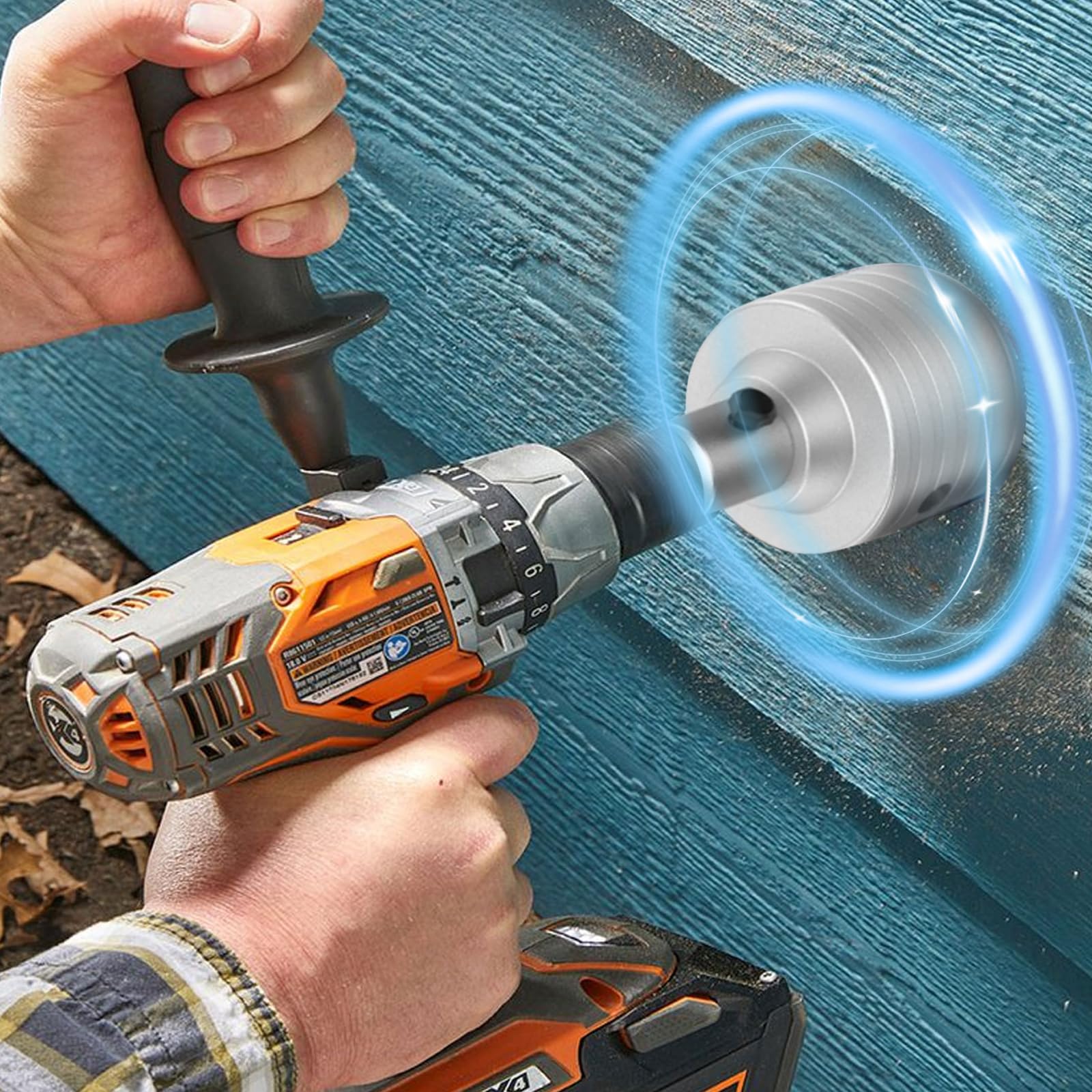 MIVIDE Couronne de Forage de 100 mm avec Adaptateur SDS plus de 220 mm et Foret de Centrage, Couronne de Forage de 100 mm Résistante aux Chocs pour Maçonnerie, Béton