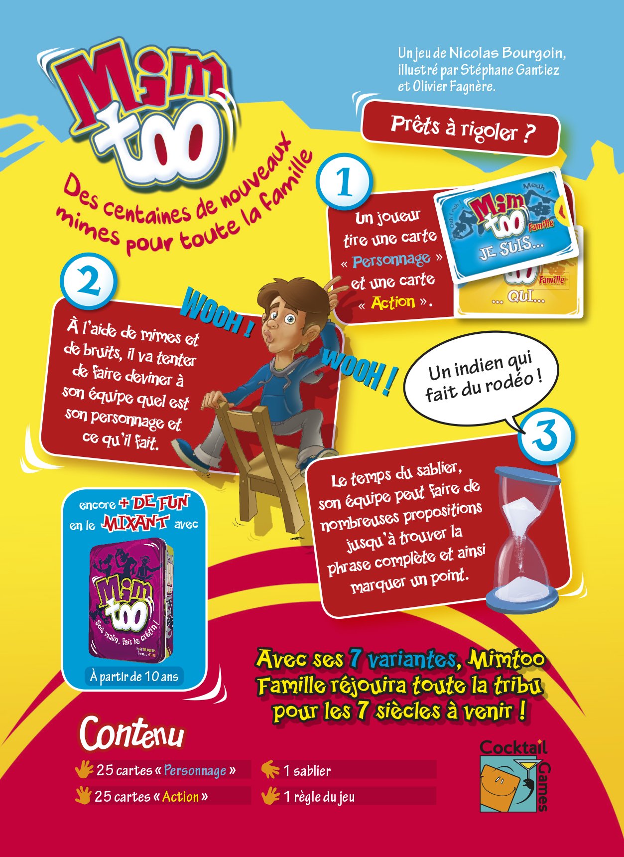 Cocktail Games Mimtoo Famiglia - Gioco Di Mimo E Rumori Per 4-10 Giocatori Dai 6 Anni In Su