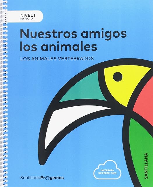 Portada de Nuestros Amigos los Animal 1º Educacion Primaria Nivel i Castellano Ed