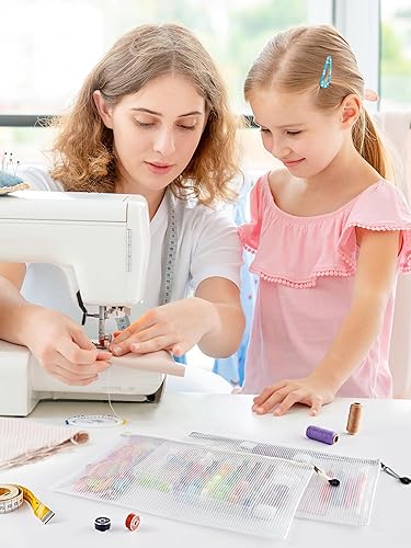 Miniatura 8 de JARLINK Paquete de 30 bolsas de malla con cremallera, 10 colores, bolsas de archivos impermeables, tamaño cartatamaño A4, multiusos para organizar