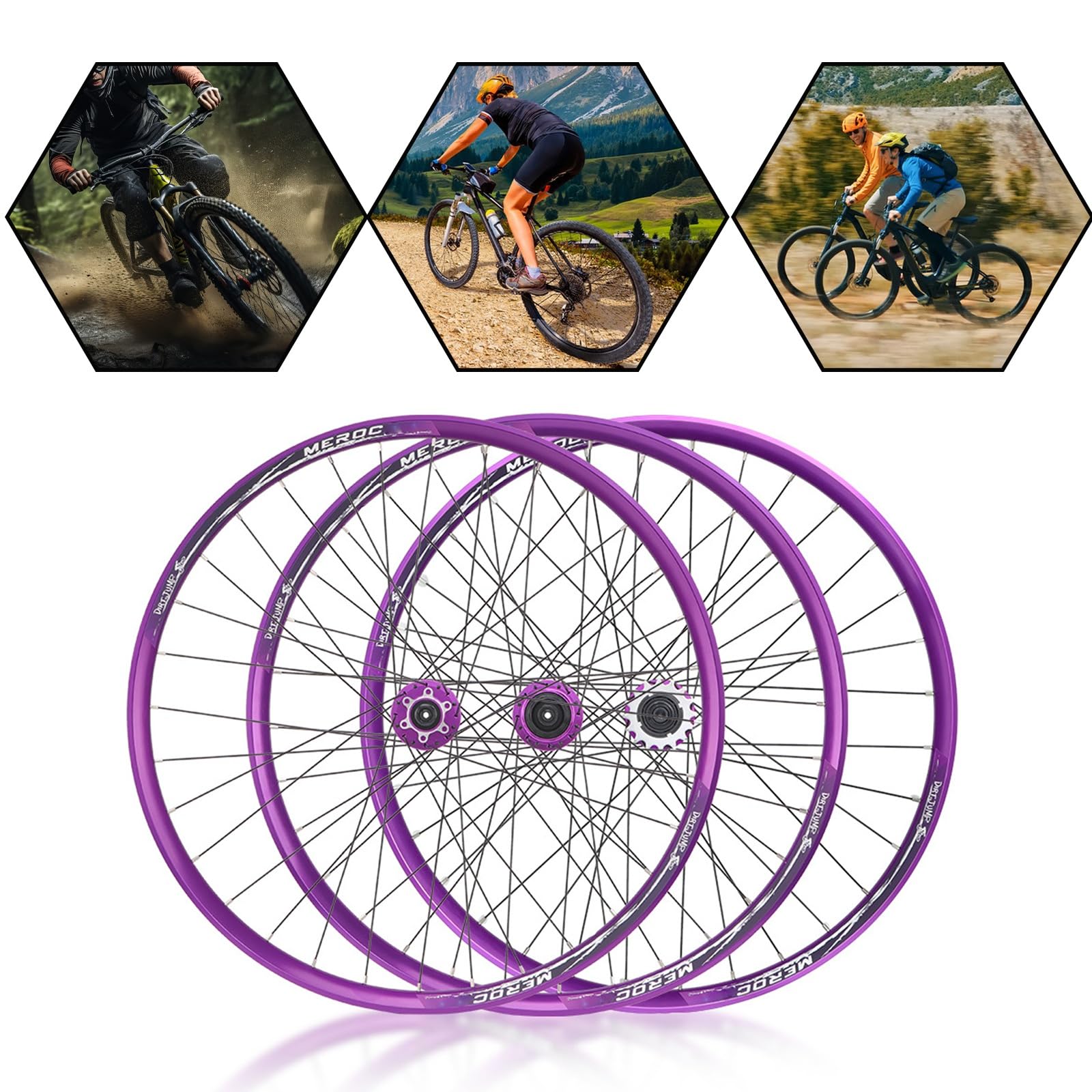 Tylne koło 26" 27,5", zestaw kół do roweru górskiego, felga aluminiowa, hamulec tarczowy, rowery MTB, szybkomocujące, pasuje do kaset 7-11 rzędowych