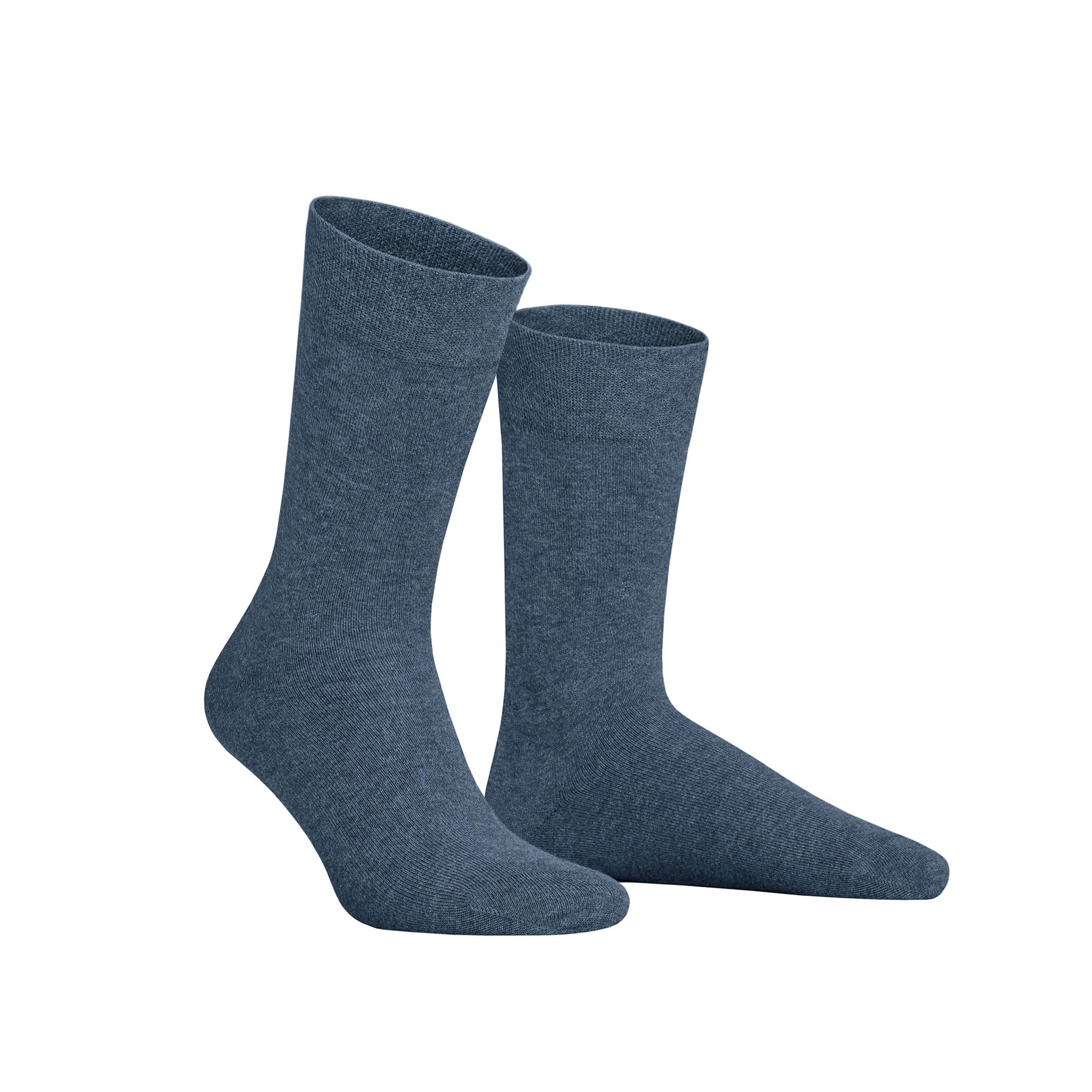 Hudson Men's Relax Cotton Socks - Blue - 7.5/8