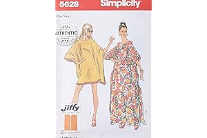 Women's Caftan Vintage Sewing Pattern Kit (Code 1970)