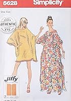 Vista 1 de Simplicity UV5628OS Kit de patrón de costura para caftan vintage de moda de los 1970 para mujer, código 5628, tallas 8-40