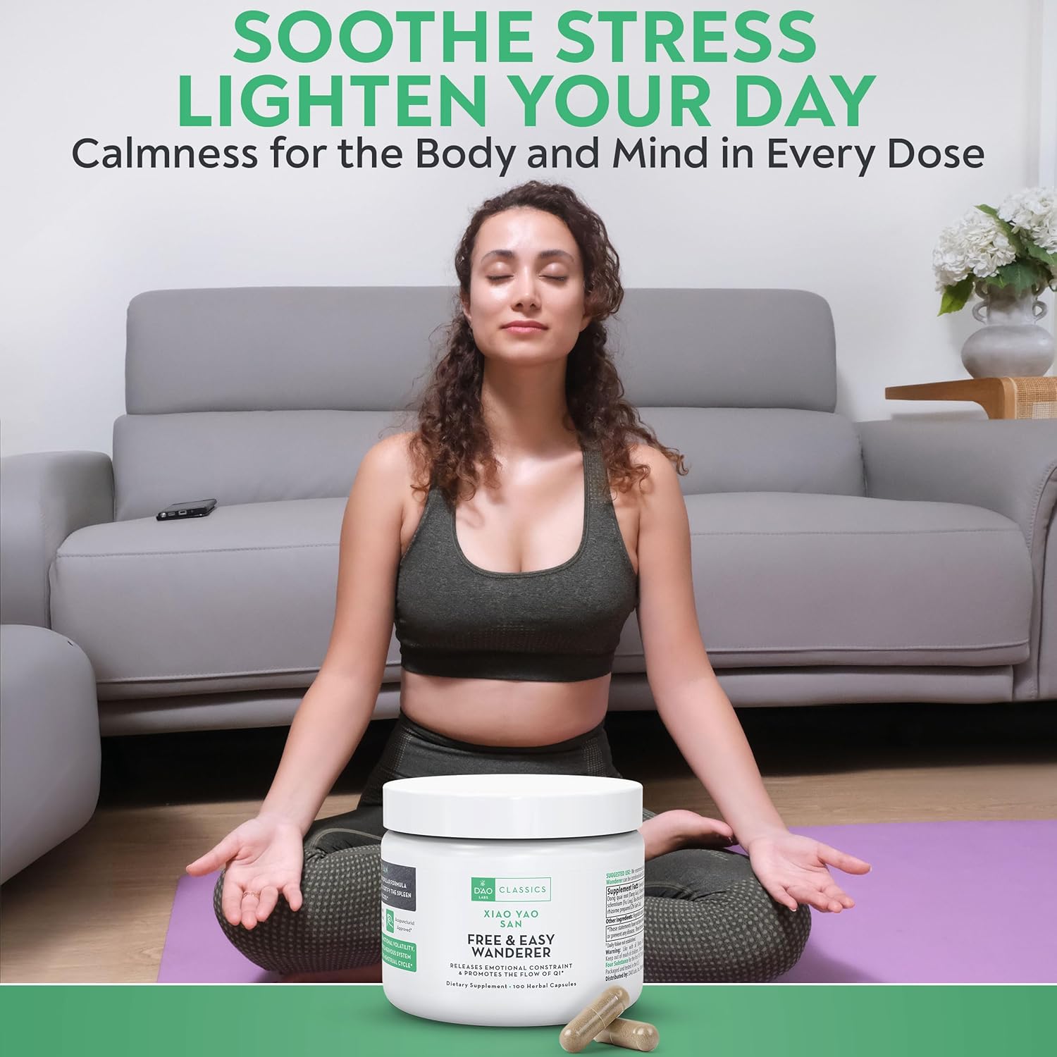 D’AO Labs Free & Easy Wanderer - Xiao Yao San - Herbal Capsules. 100 Herbal Capsules - Image 3