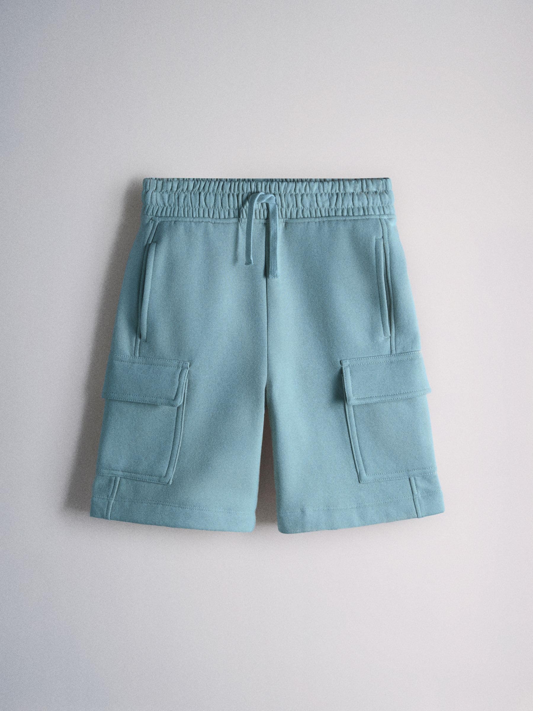 THE SET Niños Pack de 4 Pantalones Cortos de chándal con Bolsillos de Punto