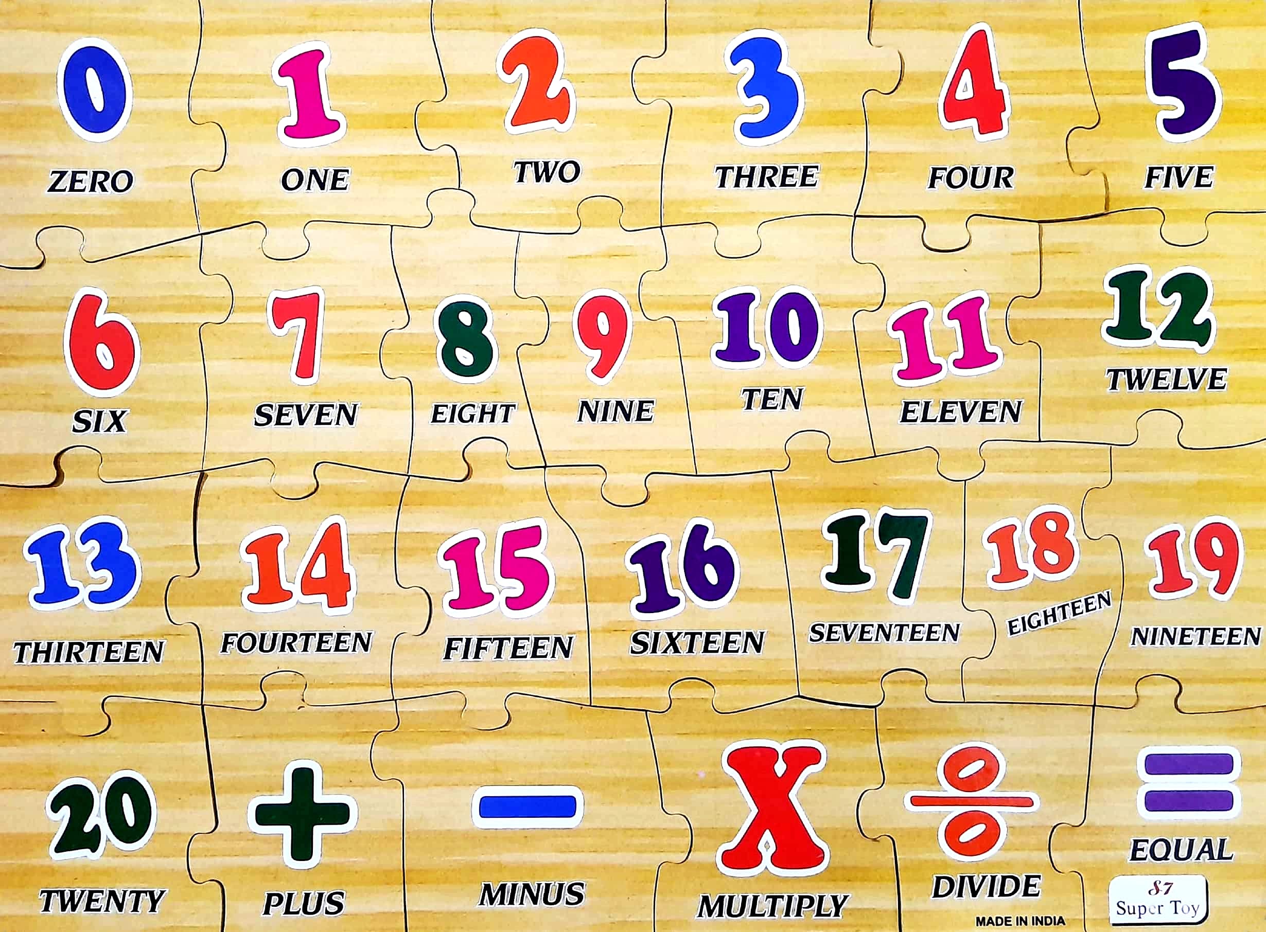 SUPER TOY Wooden Number Puzzles for Kids for Age 2-5 Years Boys Girls (123 Jigsaw Puzzle) (B0BMYSWLVT) Amazon Price History, Amazon Price Tracker