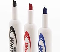 Vista 7 de BAZIC - Juego de borrado en seco, marcador + borrador de pizarra + limpiador, marcadores de punta de cincel de bajo olor, rotulador de pizarra