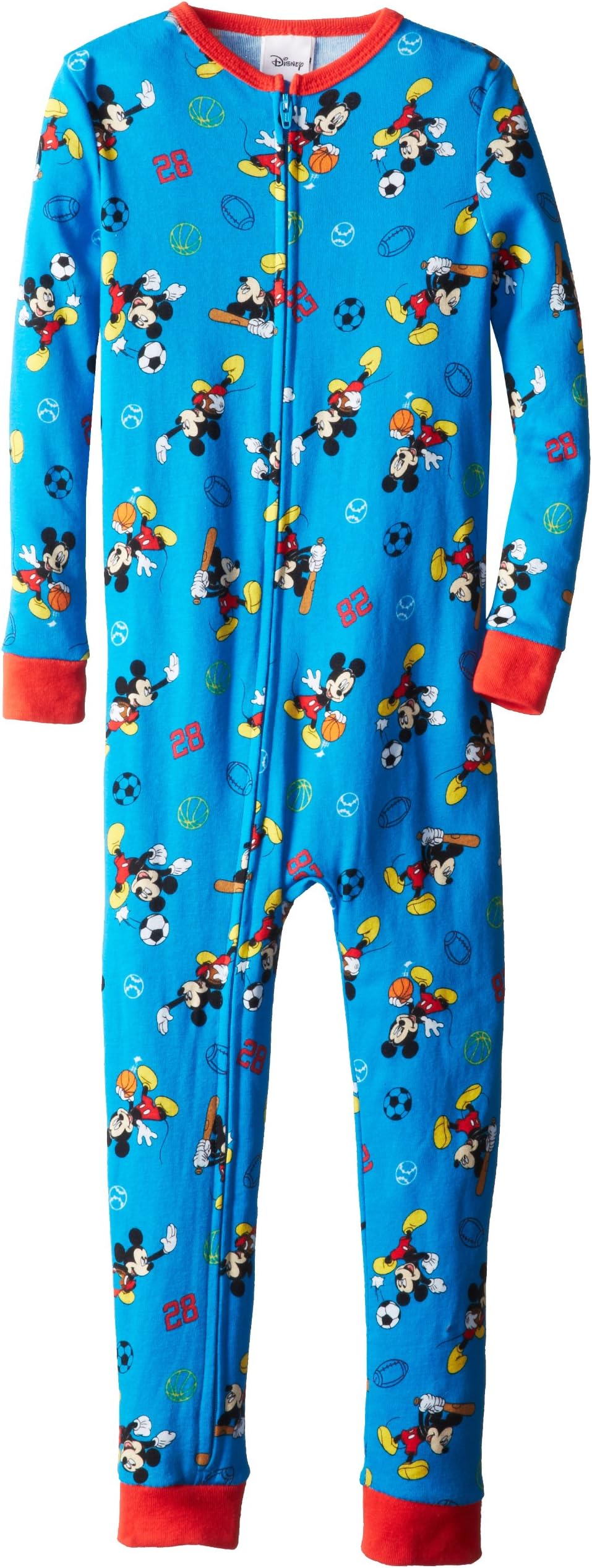 Komar Little Boys' Mickey Mouse Footless Cotton Blanket Sleeper
