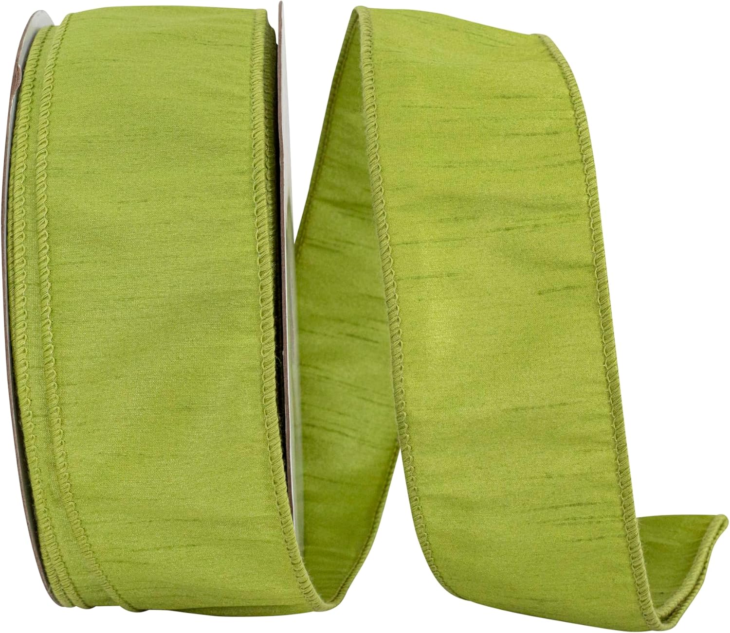 Reliant Ribbon 92975W-056-10F Dupioni Supreme Wired Edge Ribbon, 4 Inch X 10 Yards, Mint