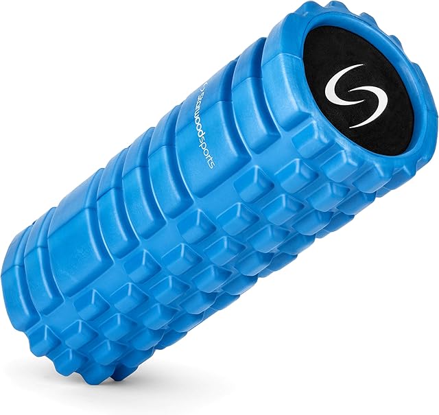 Starwood Sports Foam Roller - Trigger Point Design - Muscle Roller for Fitness Pilates & Yoga - Physio Massage Roller - Deep Tissue Muscle & Joint Massage Therapy - Ease Back Calf & Neck Pain