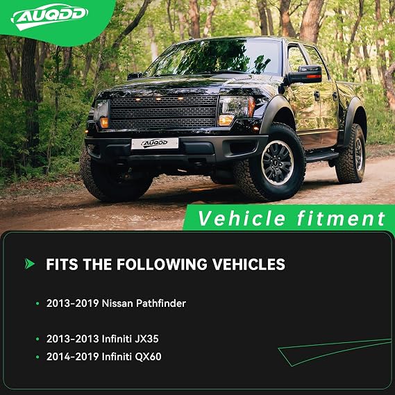 AUQDD 2Pc Suspension Front Lower Control Arm and Ball Joint Assembly Compatible With 2013 Infi-niti JX35,2014-2019 QX60 /13-19 Nis-san Pathfinder (Replace # 524-911 524-912 545003JA0A 545013JA0A)