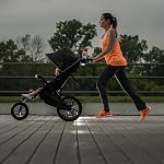 Evenflo Victory Plus Système de jogging avec siège auto pour bébé Litemax (Malibu Blue)