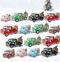 Vista 10 de HEIPINIUYE 24 cajas vacías de calendario de Adviento para llenar tú mismo, calendarios vacíos de cuenta regresiva navideña DIY 2025, caja