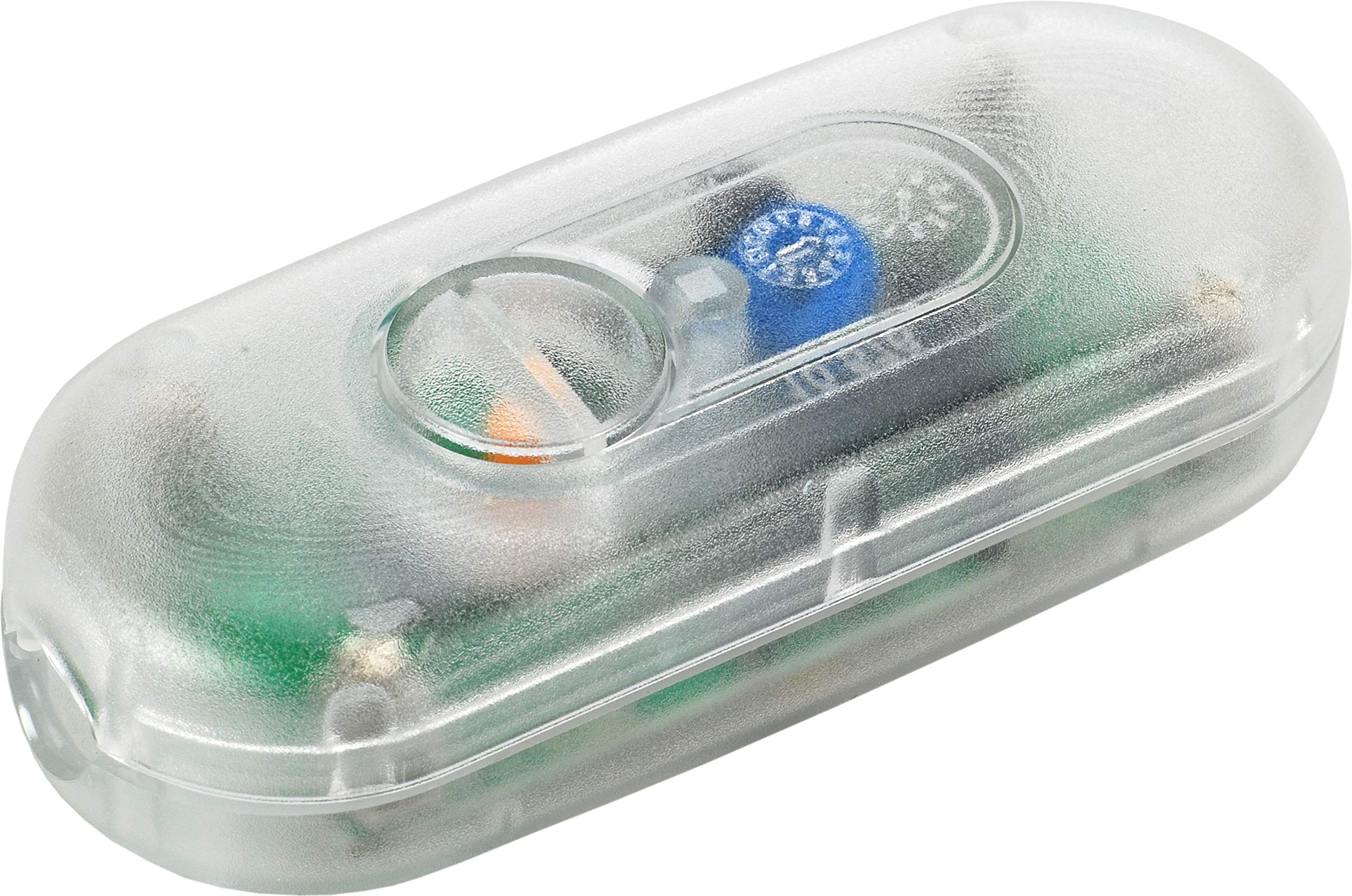 EHMANN LED dimmer T29.08 (transparente), atenuador electrónico (Corte de fase ascendente, 230 V, 50 Hz, Potencia: LED 3-35 W, 5-100 W/VA)