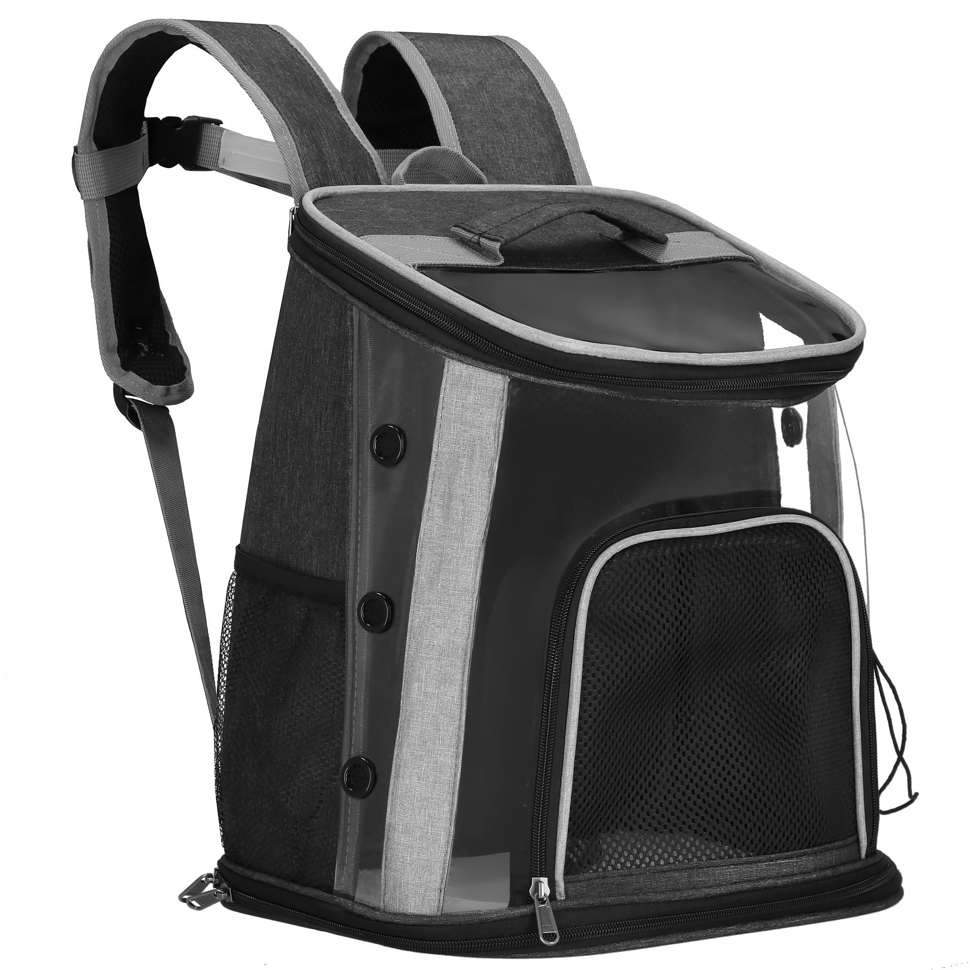 SPRINGOS Mochila transportadora para mascotas, tamaño M, máx. 15 kg, gatos, perros pequeños, conejos