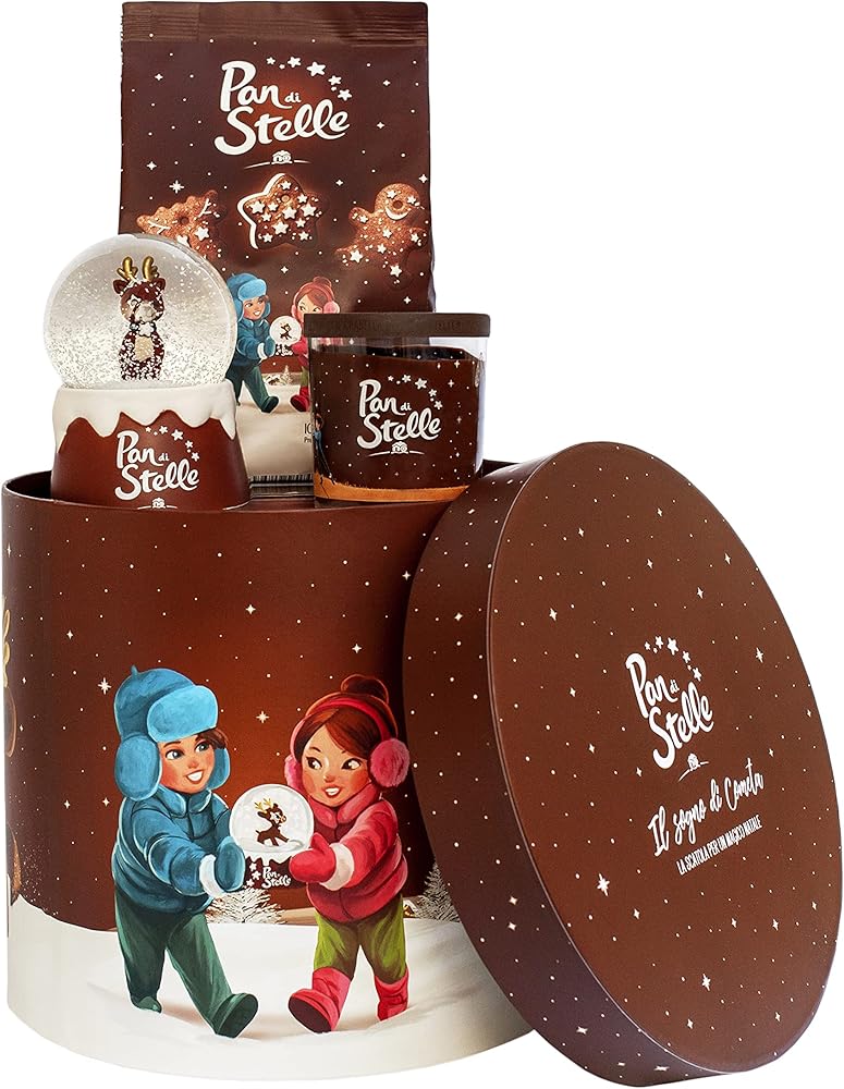 Vasetto di crema pan di stelle 190 g e sacchetto di biscotti pan di stelle