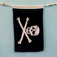 Vista 18 de Bandera de señal náutica de 10" x 15" - Uso interior/exterior - Construcción de doble puntada con palanca de madera y asa de cordaje - Deletrea