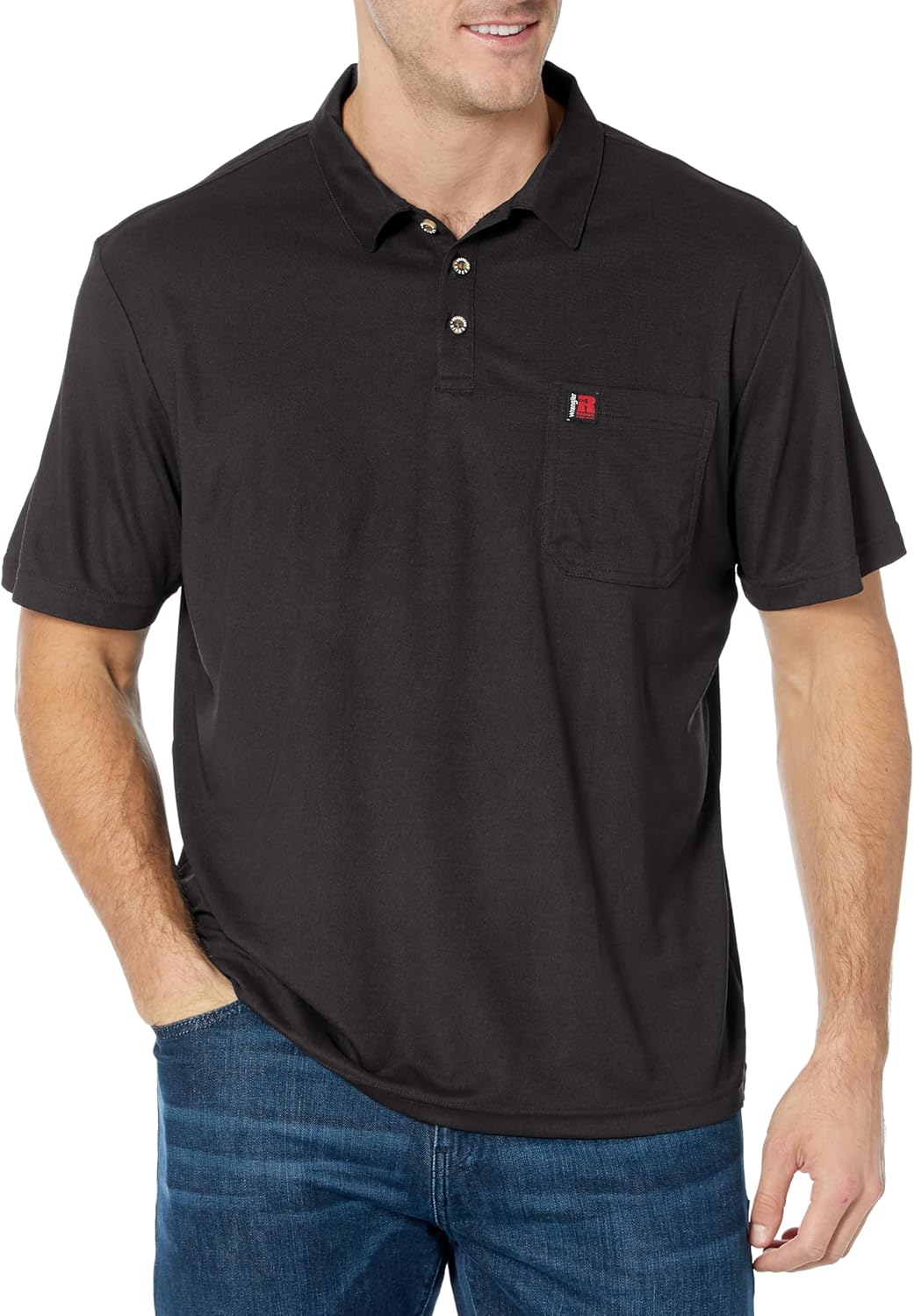 Wrangler Riggs Workwear Men's Short Sleeve Performance Pocket Polo at ...
